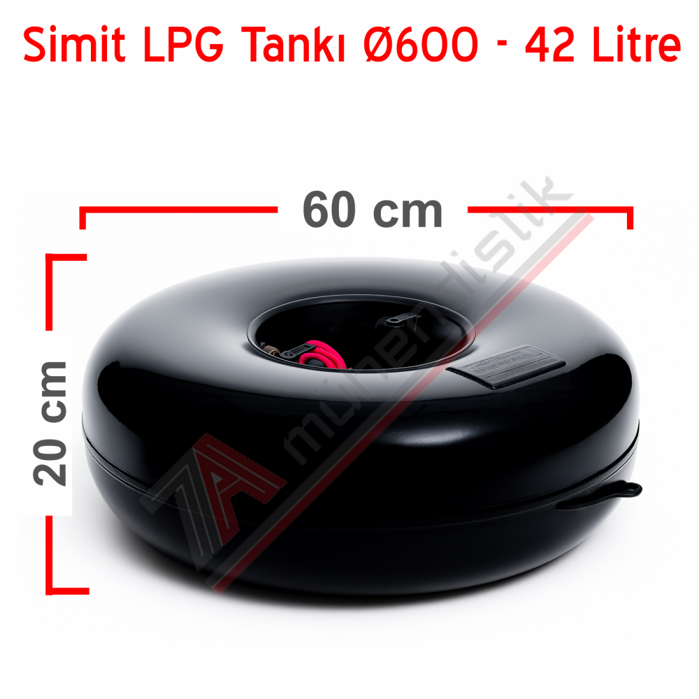 Simit Lpg Tankı 42 Litre Ø600xH200