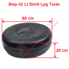 Step Simit Lpg Tankı 42 Litre Ø600xH200 - 30 ° Derece MUAYENEYE GİRECEĞİM. LPG TADİLAT PROJESİ İSTİYORUM.