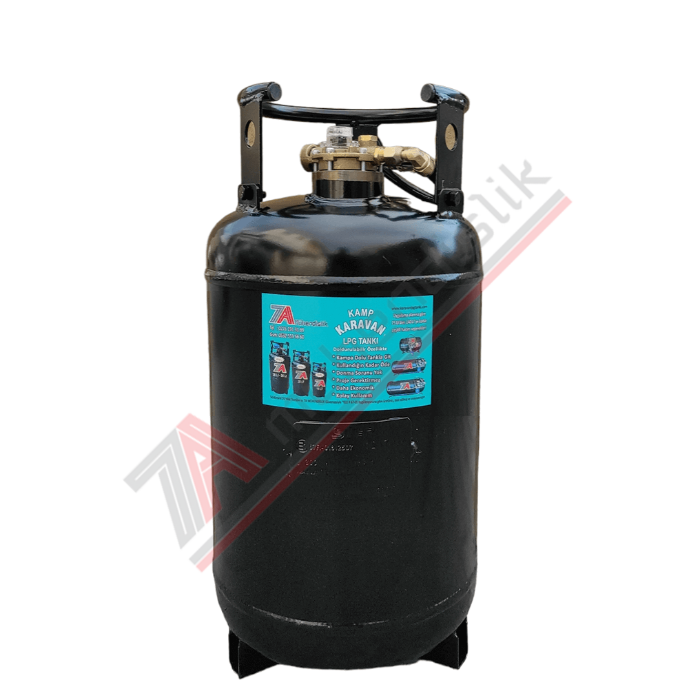 30 Lt Kollektörlü Karavan Lpg Tankı