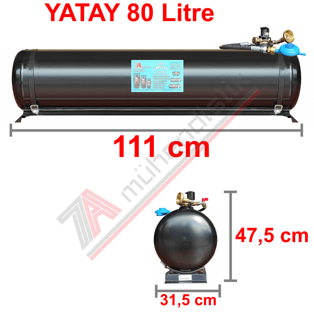 80 Lt Tak Kullan Karavan Lpg Tankı