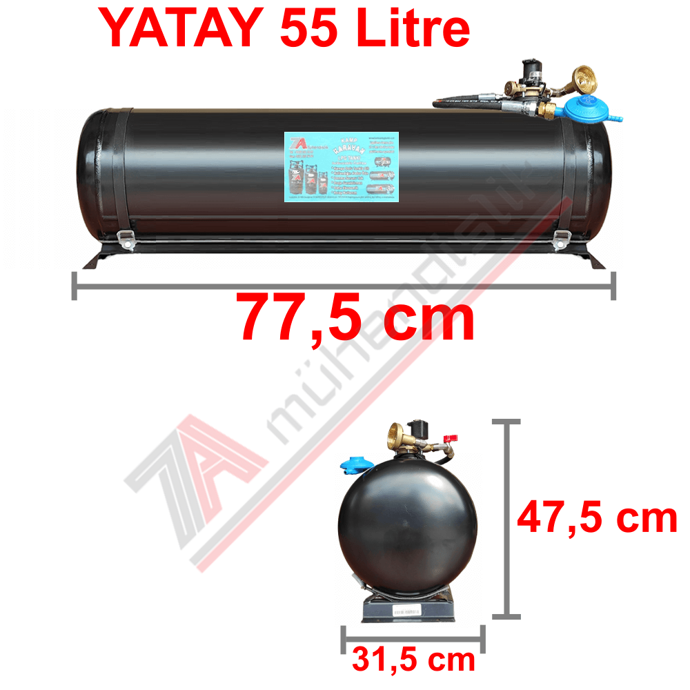 55 Lt Tak Kullan Karavan Lpg Tankı