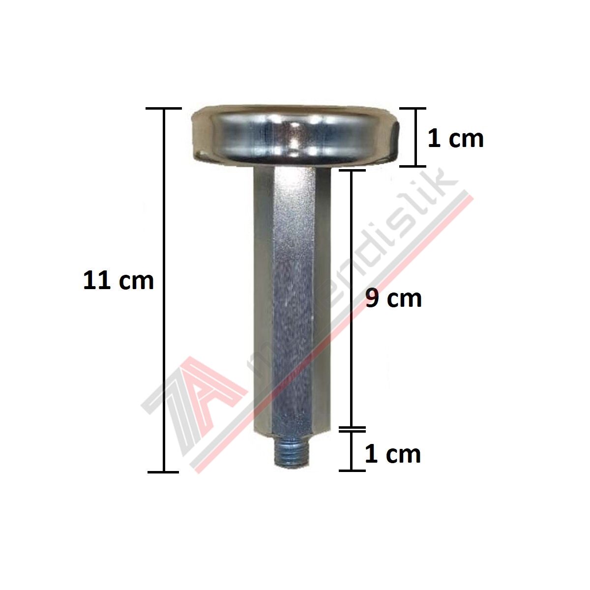 Atiker Avrupa Tip Lpg Dolum Başlığı / Aparatı (Uzun-11 Cm-Erkek)