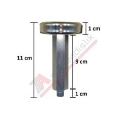 Atiker Avrupa Tip Lpg Dolum Başlığı / Aparatı (Uzun-11 Cm-Erkek)