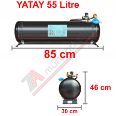 55 Lt Tak Kullan Karavan Lpg Tankı