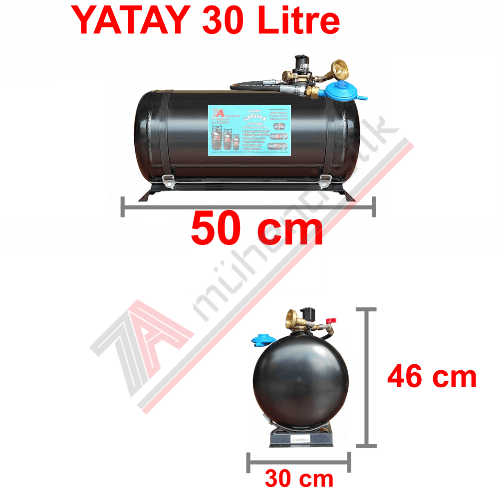 30 Lt Tak Kullan Karavan Lpg Tankı
