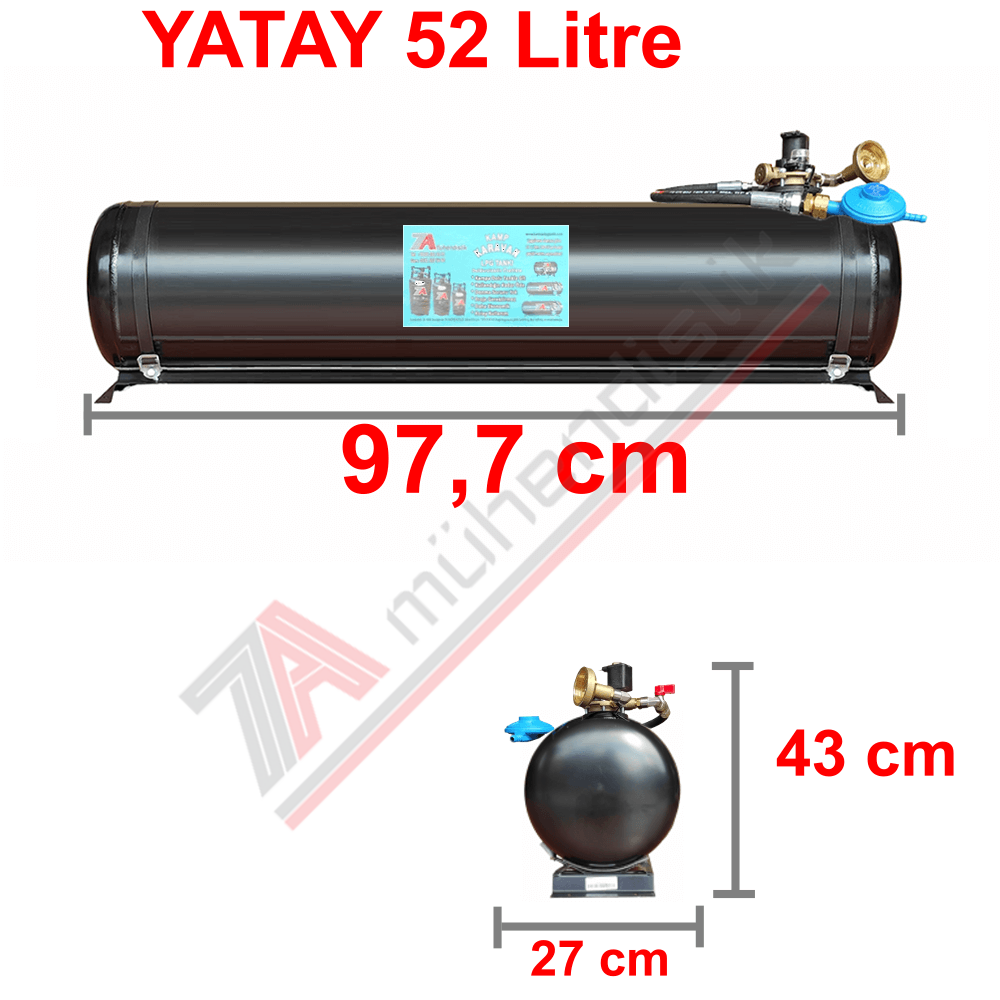 52 Lt Tak Kullan Karavan Lpg Tankı