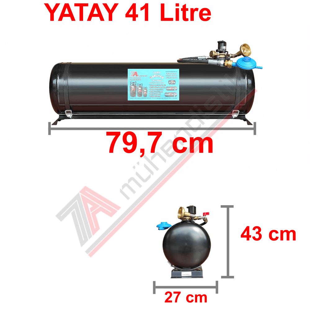 41 Lt Tak Kullan Karavan Lpg Tankı