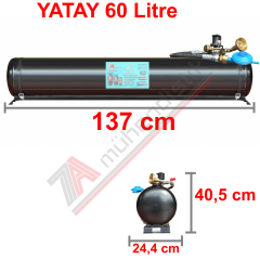 60 Lt Tak Kullan Karavan Lpg Tankı