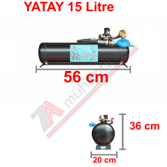15 Lt Tak Kullan Karavan Lpg Tankı