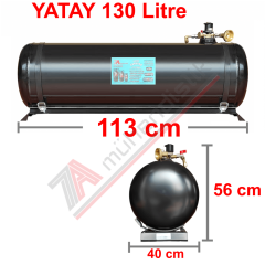 130 Lt Kollektörlü Karavan Lpg Tank