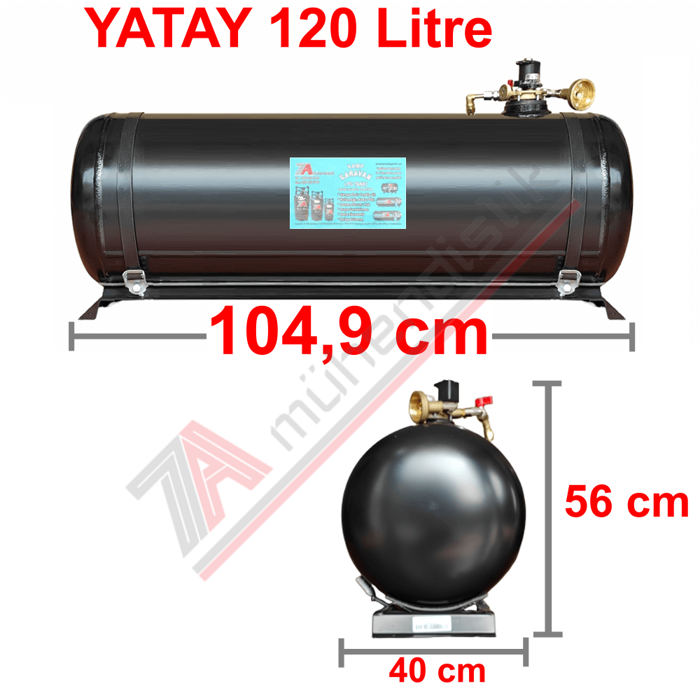 120 Lt Kollektörlü Karavan Lpg Tank