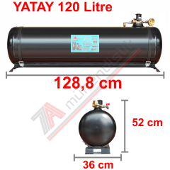 120 Lt Kollektörlü Karavan Lpg Tank