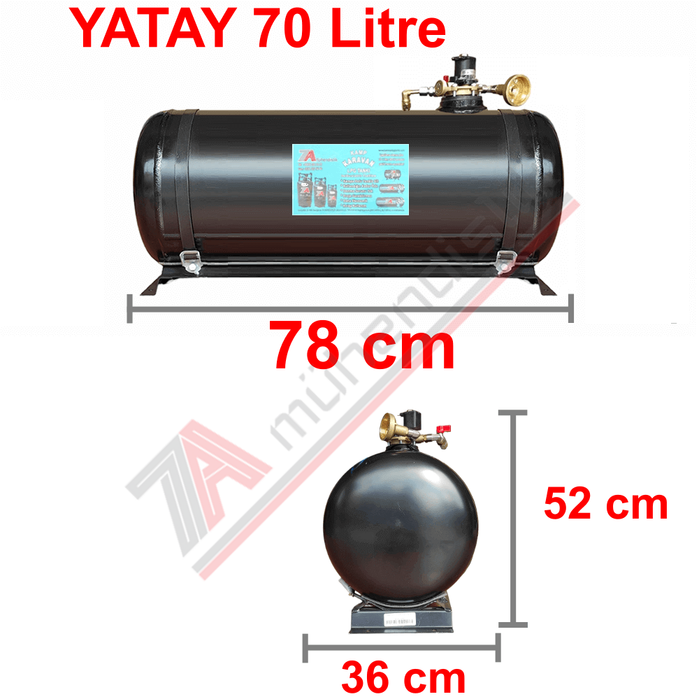 70 Lt Kollektörlü Karavan Lpg Tank
