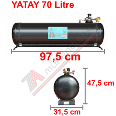 70 Lt Kollektörlü Karavan Lpg Tank