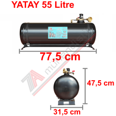55 Lt Kollektörlü Karavan Lpg Tank