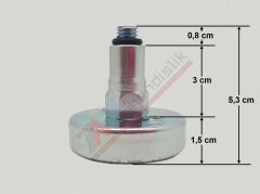 Avrupa Tip Lpg Dolum Seti Vikars (Kısa-5,3 cm-Erkek)