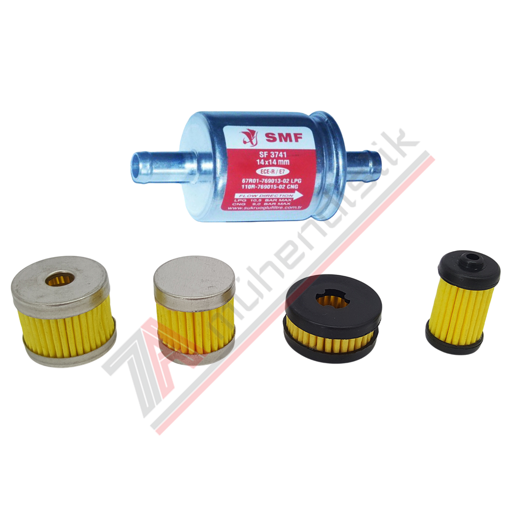 SMF Mikro Filtreli Atiker Lpg 10.000km Filtre Bakım Seti 14x14mm