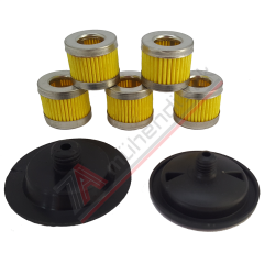 Atiker Gaz Kesici Valfi Filtresi (Yeni Tip Metal Kasa 5li Paket)