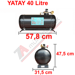 40 Lt Kollektörlü Karavan Lpg Tank