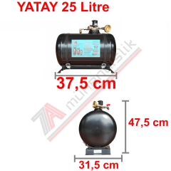 25 Lt Kollektörlü Karavan Lpg Tank