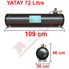 72 Lt Kollektörlü Karavan Lpg Tank