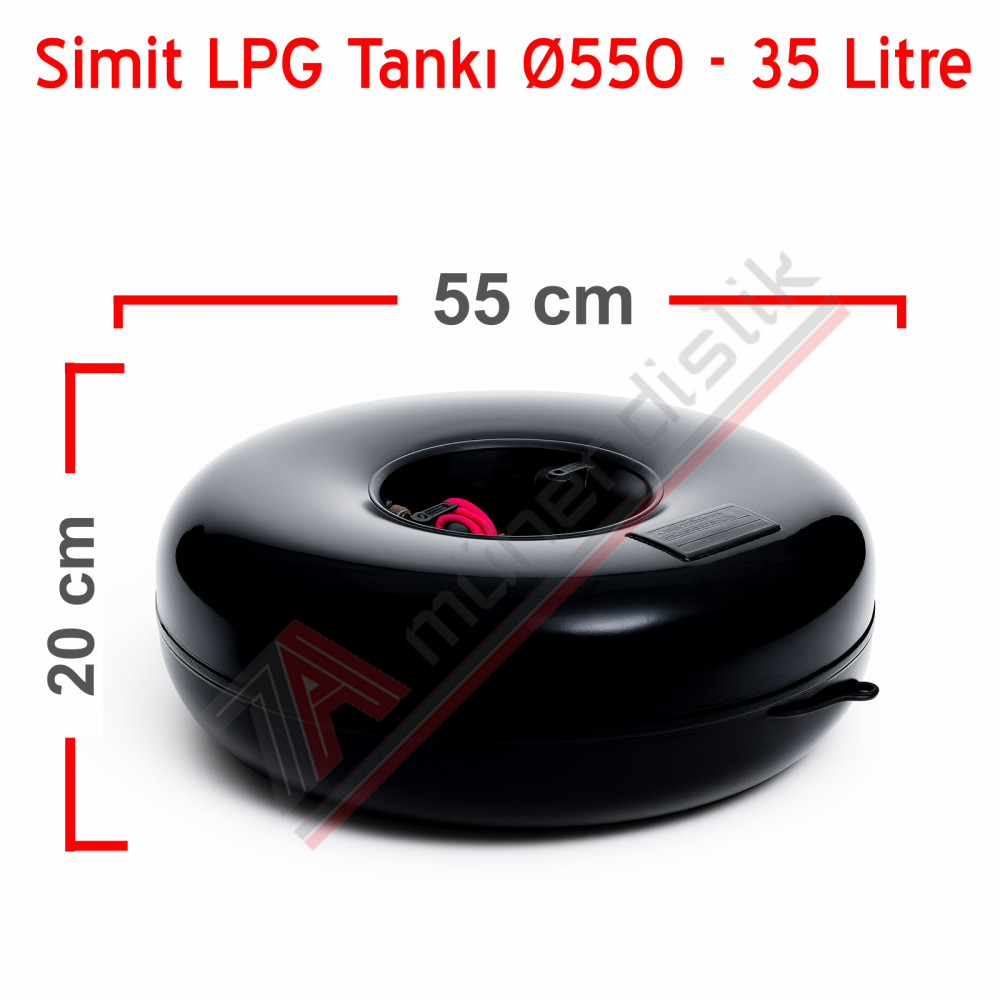 Simit Lpg Tankı 35 Litre Ø550xH200