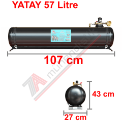 57 Lt Kollektörlü Karavan Lpg Tank