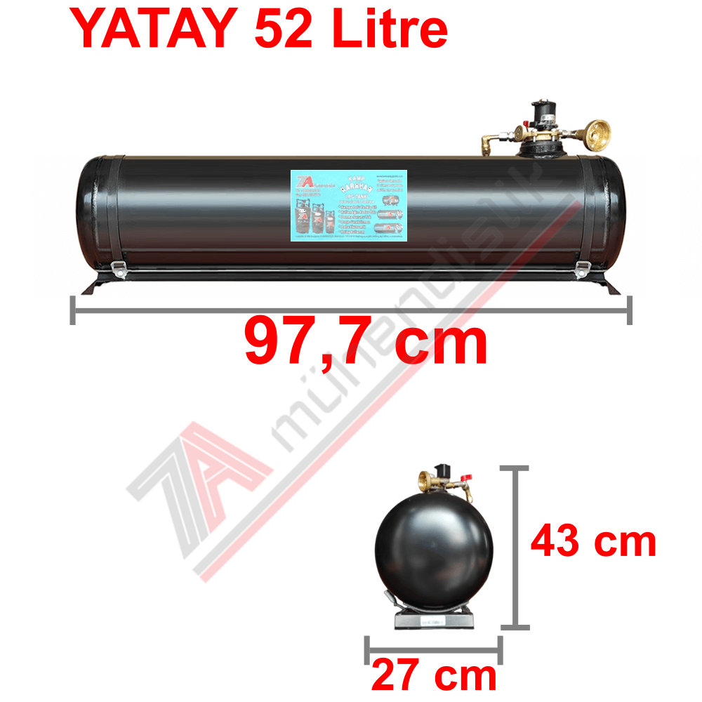 52 Lt Kollektörlü Karavan Lpg Tank