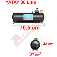 36 Lt Kollektörlü Karavan Lpg Tank