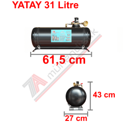 31 Lt Kollektörlü Karavan Lpg Tank