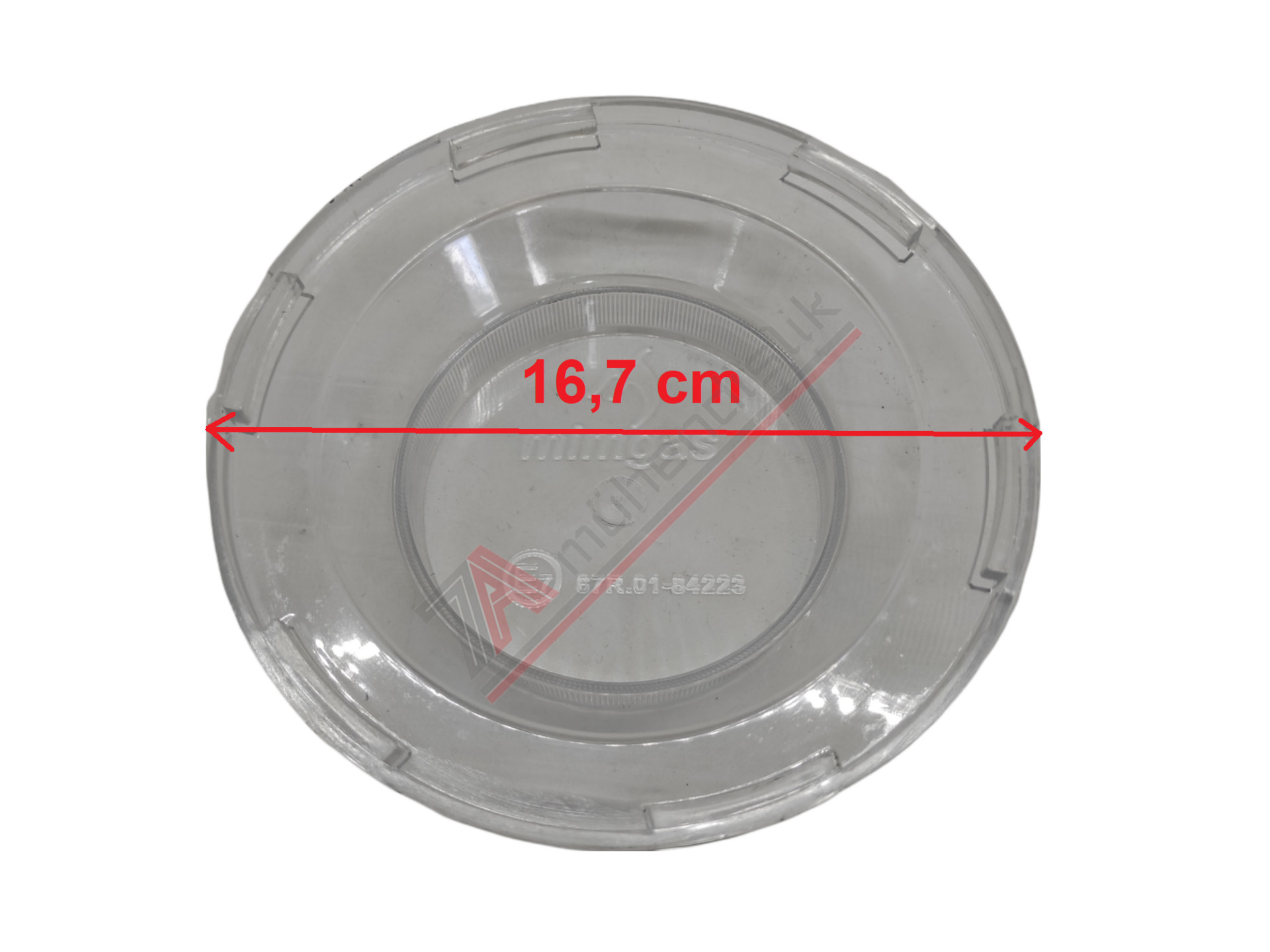 Mimgas Havalandırma Kapağı Camı (Şeffaf Üst Kapak)