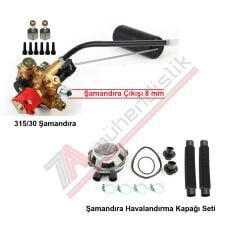 Atiker Silindir Şamandıra Süper 315/30 Derece 8mm+Havalandırma Kapaklı
