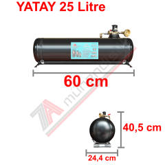 25 Lt Kollektörlü Karavan Lpg Tank