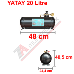 20 Lt Kollektörlü Karavan Lpg Tank