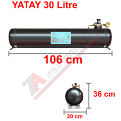 30 Lt Kollektörlü Karavan Lpg Tank