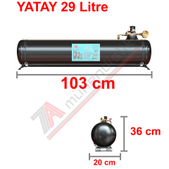 29 Lt Kollektörlü Karavan Lpg Tank