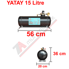 15 Lt Kollektörlü Karavan Lpg Tank