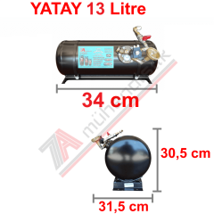 13 Lt Kollektörlü Karavan Lpg Tank