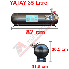 35 Lt Kollektörlü Karavan Lpg Tank