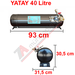 40 Lt Kollektörlü Karavan Lpg Tank