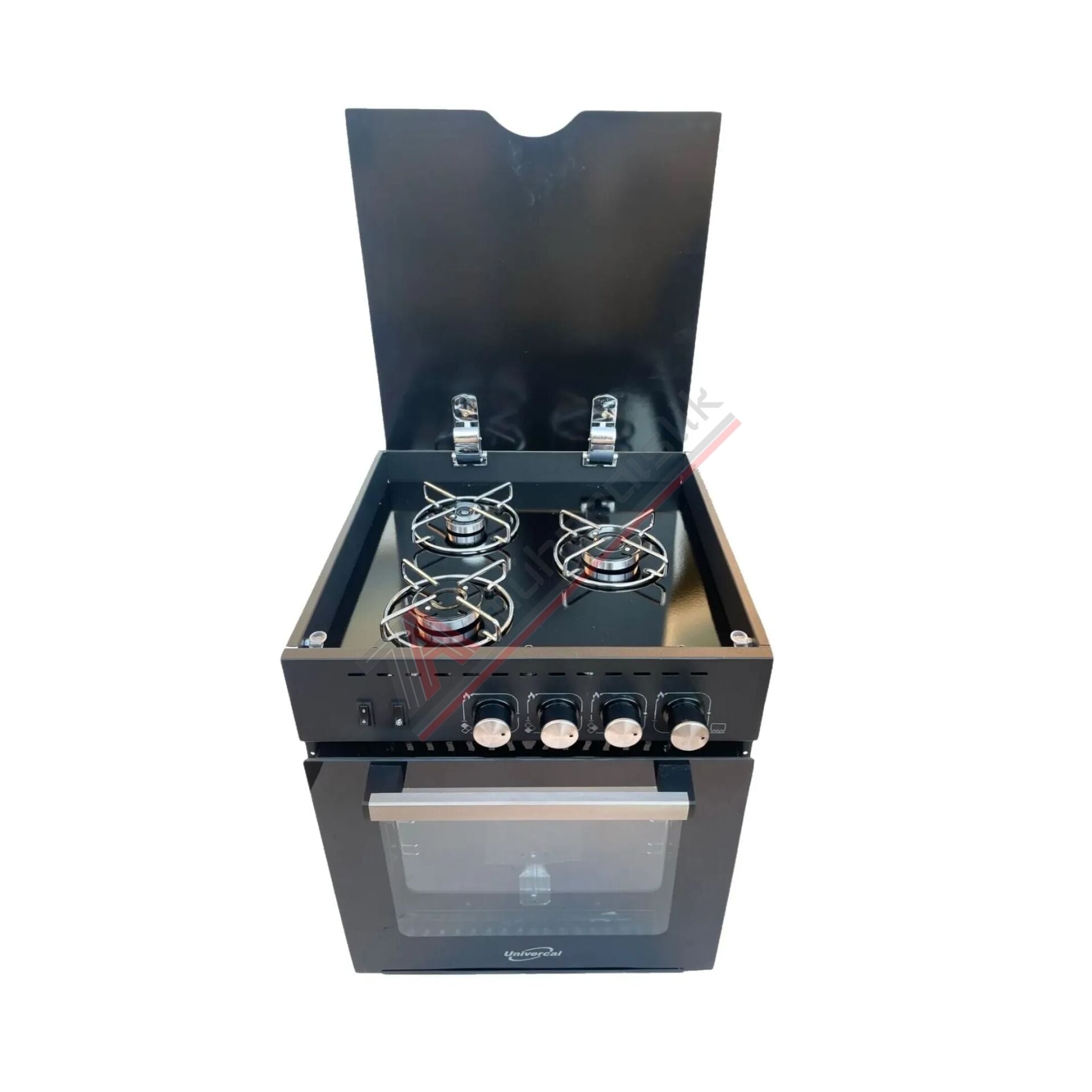 Univercal Ocaklı Karavan Fırını LPG'li 12 Volt GO 4448-TH