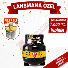 15 Lt EURO GOLD FİLTRELİ Karavan Lpg Tankı