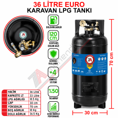 36 Lt EURO Karavan Lpg Tankı