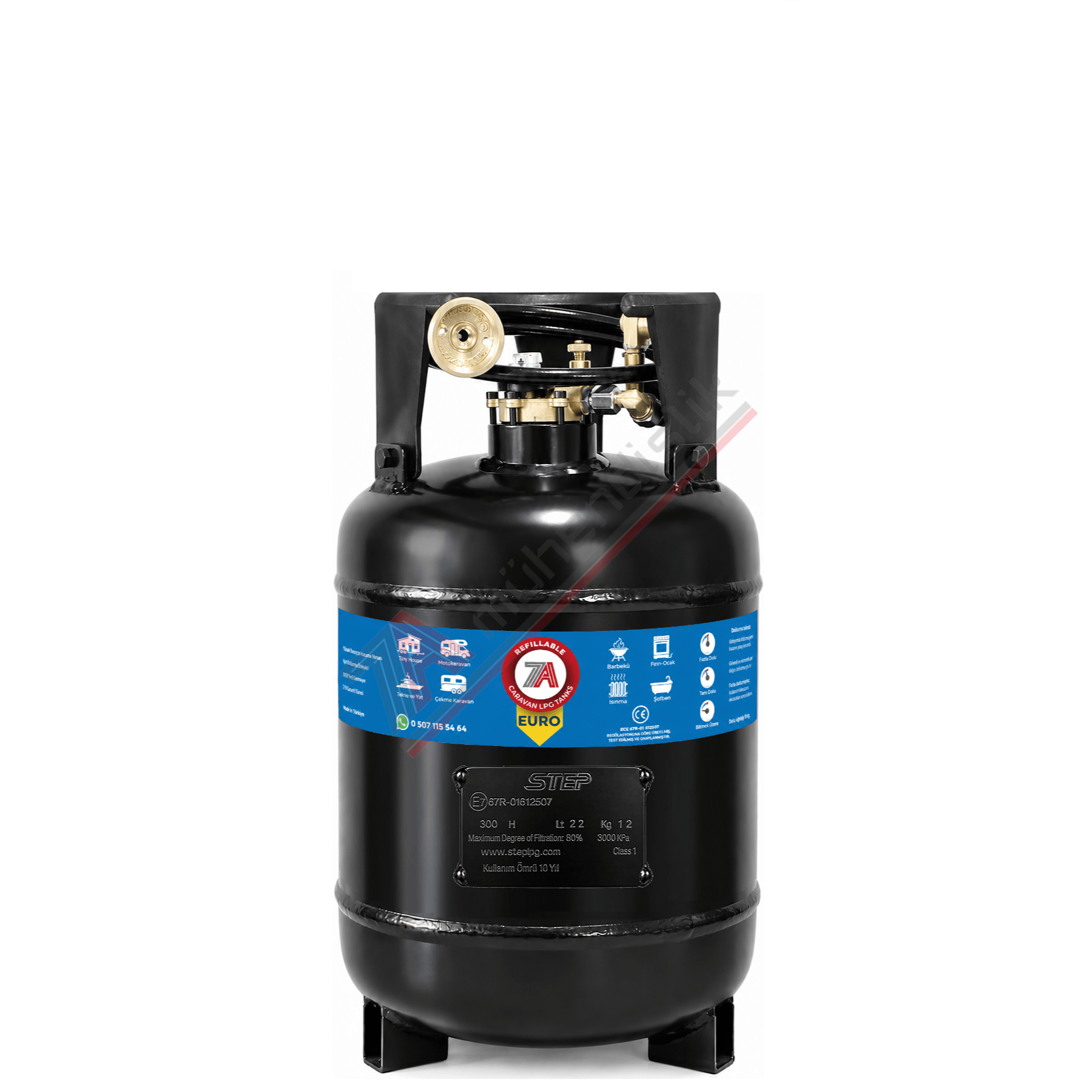 22 Lt EURO Karavan Lpg Tankı