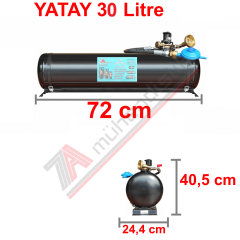 30 Lt Tak Kullan Karavan Lpg Tankı