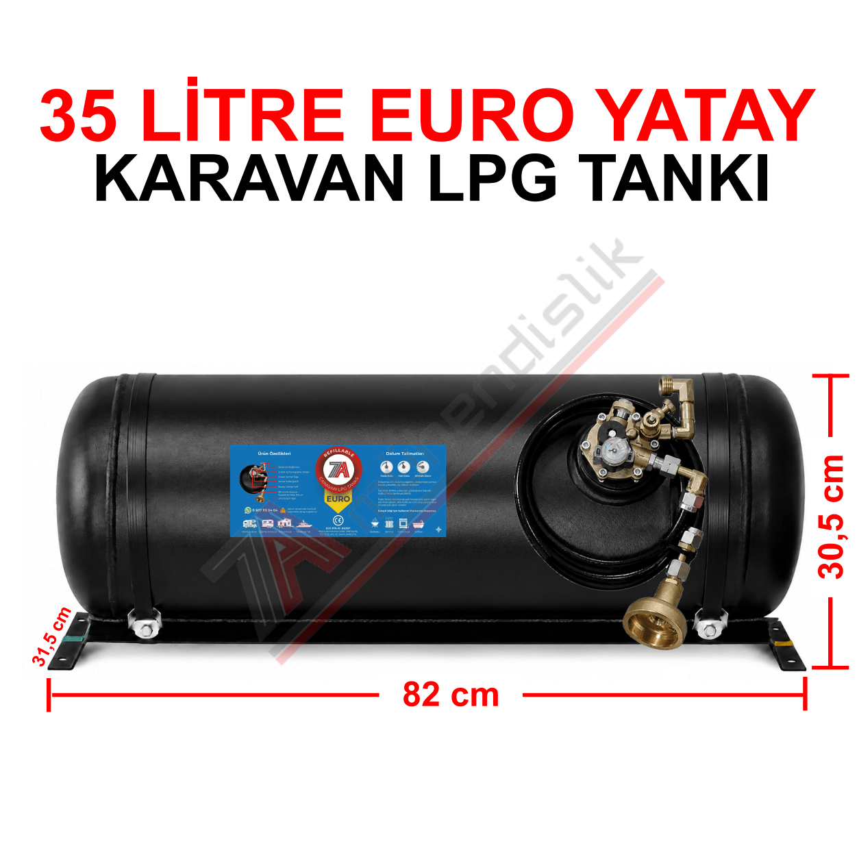 35 Lt EURO Karavan Lpg Tankı