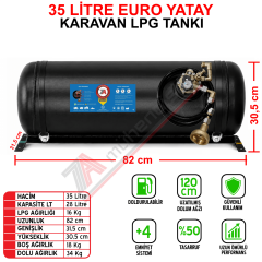 35 Lt EURO Karavan Lpg Tankı
