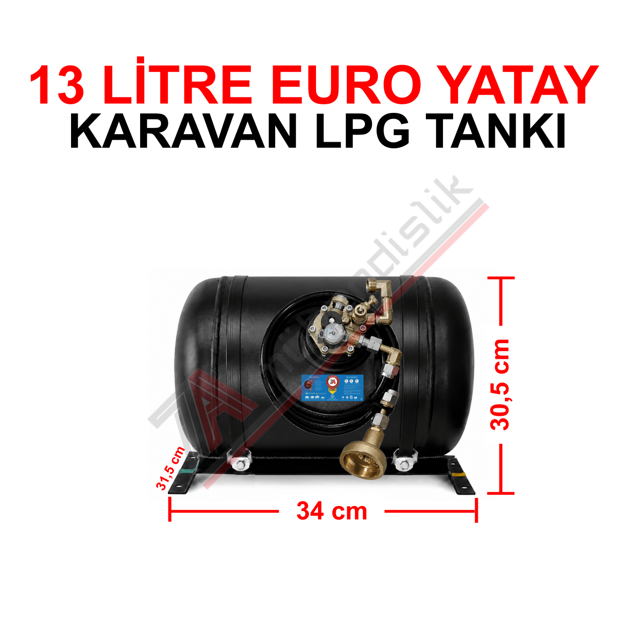 13 Lt EURO Karavan Lpg Tankı