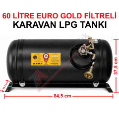60 Lt EURO GOLD FİLTRELİ Karavan Lpg Tankı