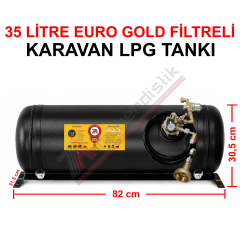35 Lt EURO GOLD FİLTRELİ Karavan Lpg Tankı